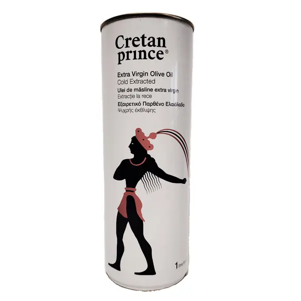 Ulei de masline extravirgin in cutie de metal Printul Cretan, 1l, Creta Oil