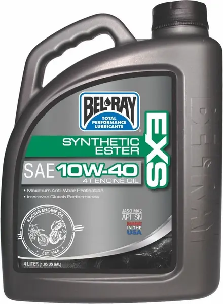 Ulei de motor Bel-Ray EXS FULL SYNTHETIC ESTER 4T 10W-40 4 l 4L