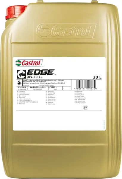 Ulei de motor Castrol EDGE 0W-30 LL 20L