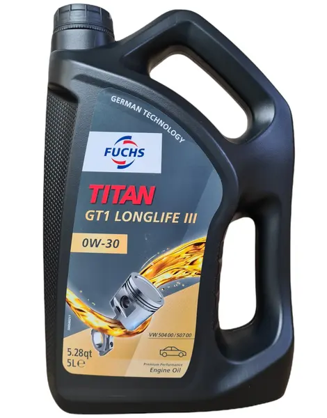 Ulei de motor FUCHS TITAN GT1 LONGLIFE III 0W-30 5L