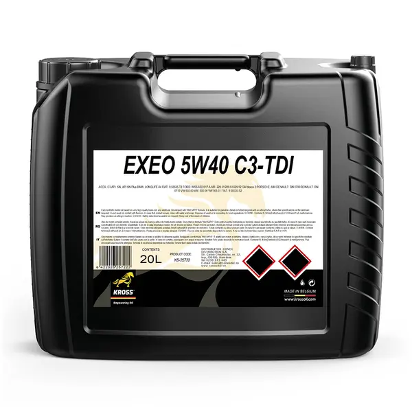 Ulei de motor KROSS EXEO 5W-40 C3-TDI 20L