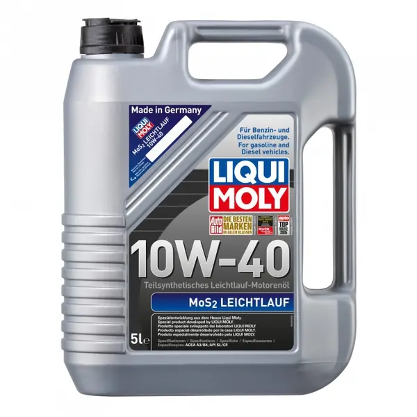 Ulei de motor Liqui Moly Leichtlauf cu MOS2 10W-40, 5L