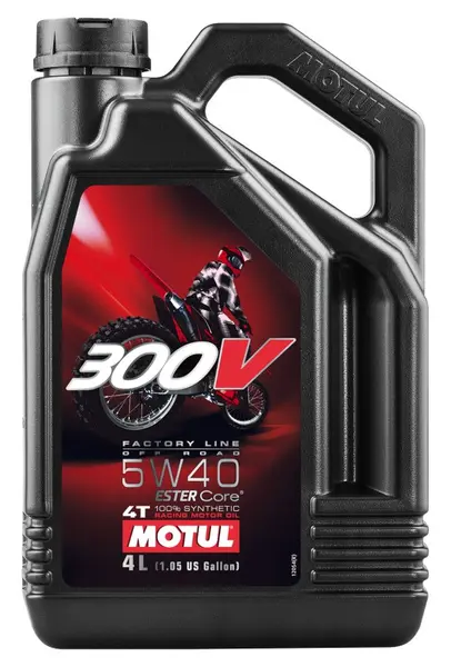 Ulei de motor MOTUL 300V FACTORY LINE RACING OFF ROAD 5W-40 4T 4L