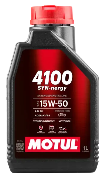 Ulei de motor MOTUL 4100 SYN-NERGY 15W-50 1L