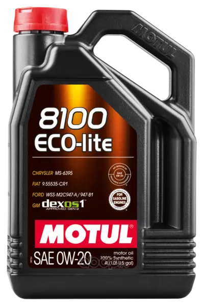 Ulei de motor MOTUL 8100 Eco-lite 0W-20 4L
