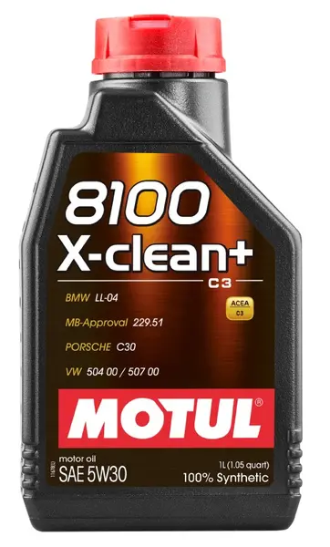 Ulei de motor MOTUL 8100 X-CLEAN+ 5W-30 1L