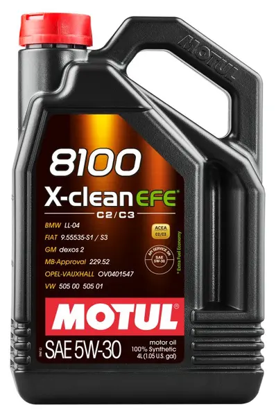 Ulei de motor MOTUL 8100 X-CLEAN EFE 5W-30 4L