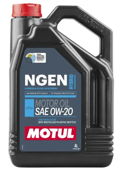Ulei de motor MOTUL NGEN HYBRID 0W-20 4L