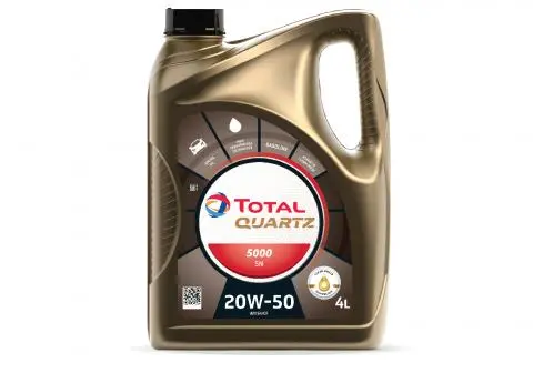 Ulei de motor TOTAL Quartz 5000 Energy 20W-50 4L