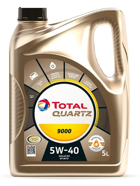 Ulei de motor TOTAL Quartz 9000 5W-40 5L
