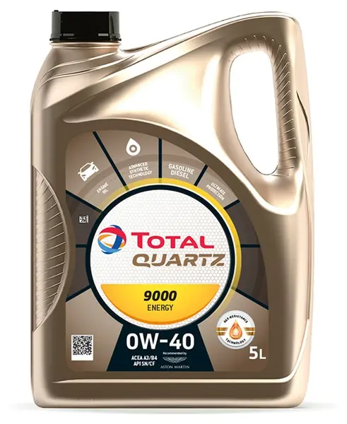 Ulei de motor TOTAL Quartz 9000 Energy 0W-40 5L