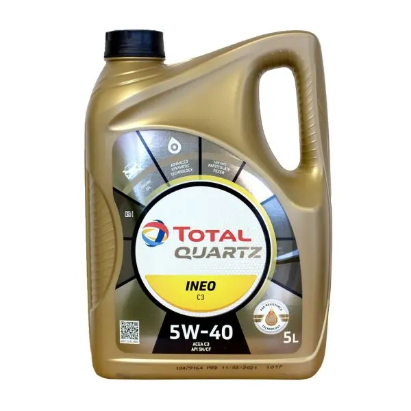 Ulei de motor TOTAL Quartz Ineo C3 5W-40 5L