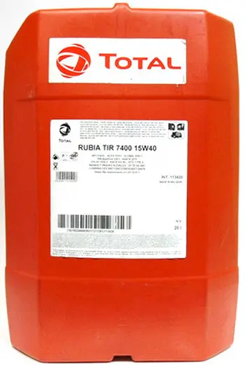 Ulei de motor TOTAL RUBIA TIR 7400 15W-40 20L