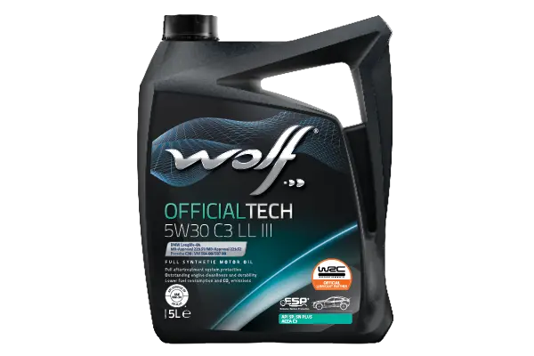 Ulei de motor WOLF Officialtech 5W-30 C3 LL III 5L