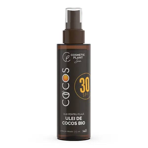 Ulei de plaja cu SPF 30 Cocos, 150 ml, Cosmetic Plant