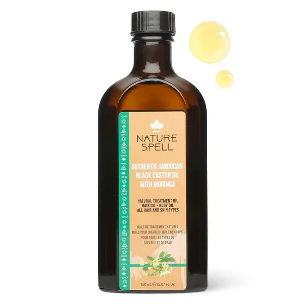 Ulei de Ricin Negru & Moringa pentru creșterea părului Nature S