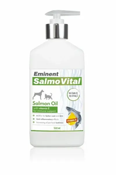 Ulei de somon Eminent Salmovital, Vitamina E, 500 ml