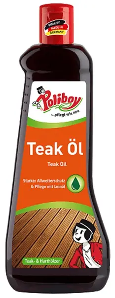 Ulei de tec pentru lemn Poliboy - închis, 500 ml
