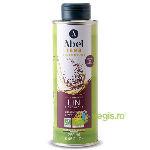 Ulei din Seminte de In Virgin Presat la Rece pentru Asezonat Ecologic/Bio 250ml