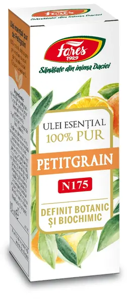 Ulei esential de Petitgrain N175, 10ml, Fares