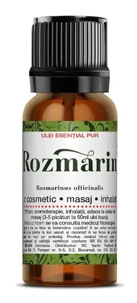 Ulei esential de rozmarin, 10ml, Steaua Divina