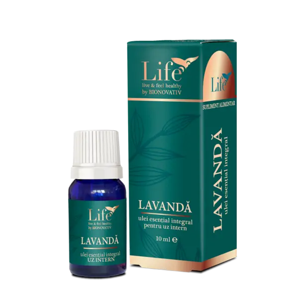 Ulei esential integral de lavanda, 10ml, Bionovativ