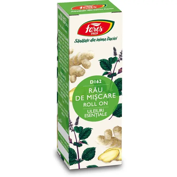 Ulei esential roll-on Rau de Miscare, 5 ml, Fares