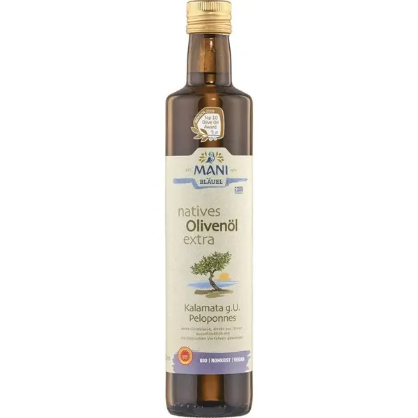 Ulei extravirgin din masline Kalamata, eco - 500 ml
