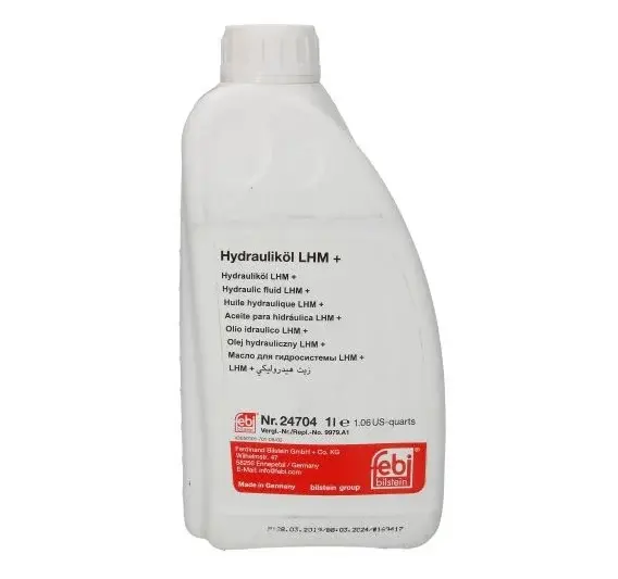 Ulei hidraulic FEBI BILSTEIN LHM Plus 24704, verde, volum 1 litru 1L