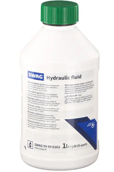 Ulei hidraulic SWAG HYDRAULIC FLUID 99 90 6162, culoare verde, volum 1 litru 1L