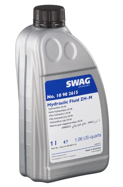 Ulei hidraulic SWAG HYDRAULIC FLUID ZH-M 10 90 2615, culoare galben, volum 1 litru, MB 343.0 1L