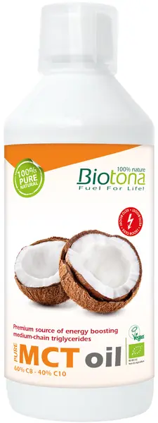 Ulei MCT organic, 500 ml, Biotona