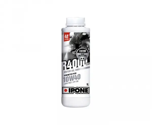 Ulei moto 4T Ipone R4000 RS 10W40 Sintetic Plus ESTER - JASO MA2 - API SM, 1L