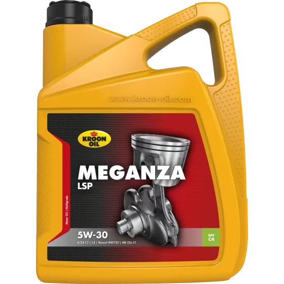 Ulei motor KROON OIL Meganza LSP 5W30 33893, volum 5 litri, sintetic