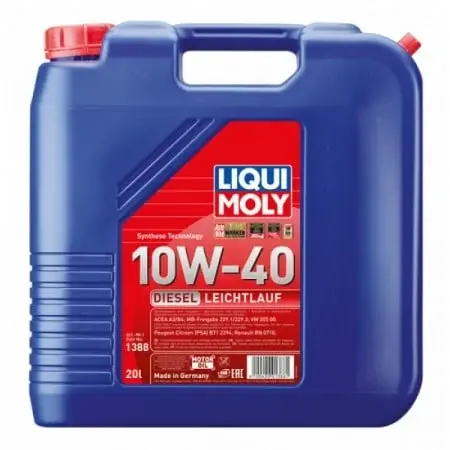 Ulei motor Liqui Moly diesel Leichtlauf 10W40 (1338) 20L 20L