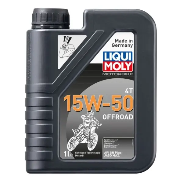 Ulei motor Liqui Moly Motorbike 4T 15W-50 Offroad (3058) 4L