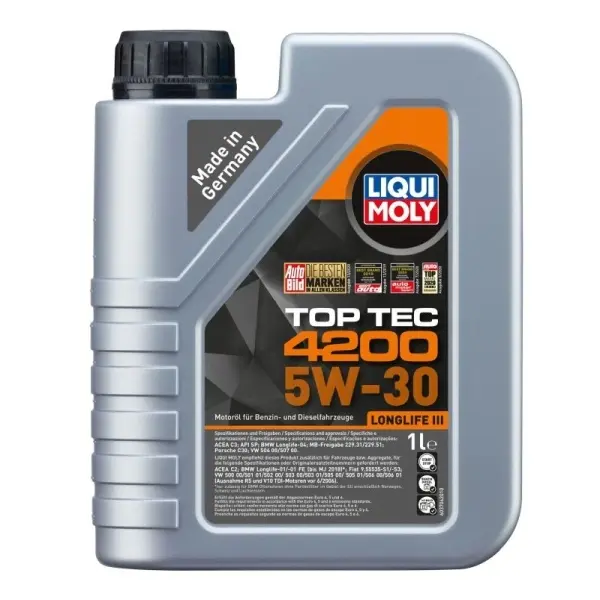 Ulei motor Liqui Moly Top Tec 4200 5W-30 (3706) (2691) (8972) 1L