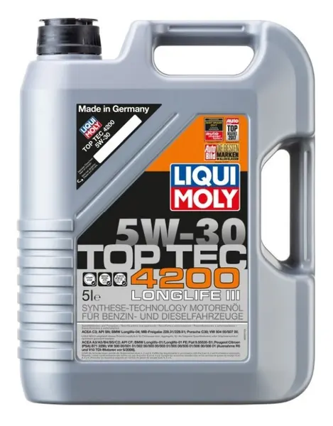 Ulei motor Liqui Moly Top Tec 4200 5W-30 (3707) (2693) (8973) 5L