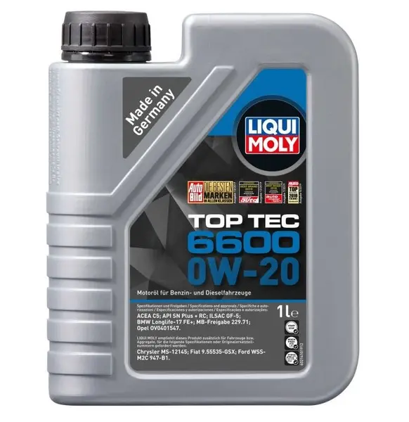 Ulei motor Liqui Moly Top Tec 6600 0W-20 (21410) 1L