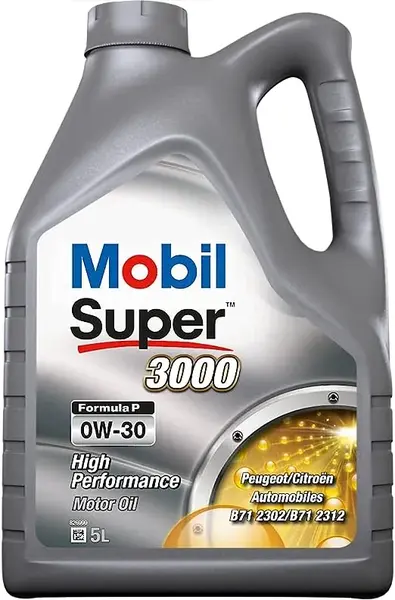 Ulei motor MOBIL Super 3000 Formula P 0W30 5L 5L