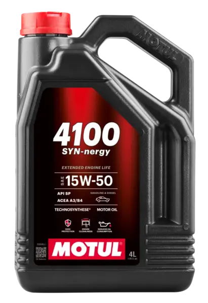 Ulei motor MOTUL 4100 SYN-NERGY 15W-50 4L