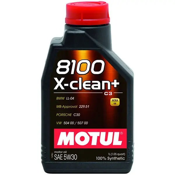 Ulei motor Motul 8100 X-Clean+ 5W30 1L 1L