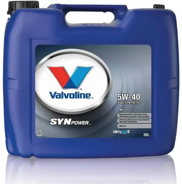 Ulei motor VALVOLINE SYNPOWER MST C3 5W40 V540SPMSTC3 20 20L 20L