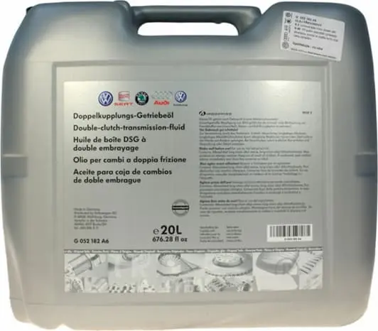 Ulei pentru cutie viteze DSG VW Group 75W G052182A6, volum 20 litri, VW TL 521 82 20L