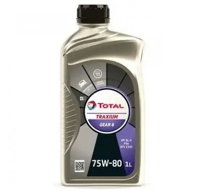Ulei pentru cutie viteze manuala TOTAL Traxium Gear 8 75W80 214082, volum 1 litru, semi-sintetic 1L