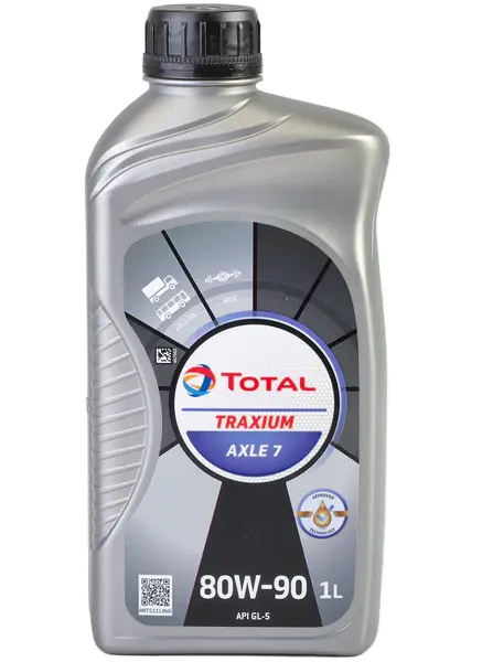 Ulei pentru diferential TOTAL TRAXIUM AXLE 7 214086 80W90, volum 1 litru, mineral 1L