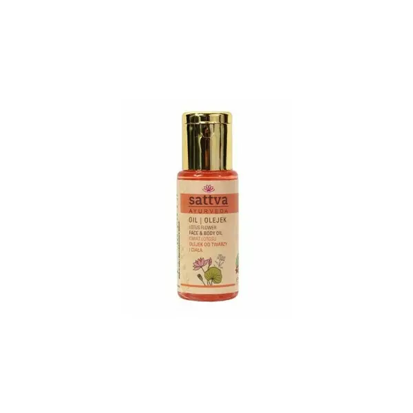 Ulei pentru fata si corp cu Lotus 50ml, Sattva Ayurveda
