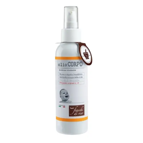 Ulei pentru masaj corp 0 luni+, 140ml, Fiocchi di Riso