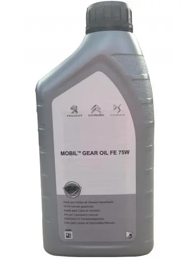 Ulei pentru transmisie manuala PEUGEOT CITROEN Mobil Gear Oil FE 9730.AG 75W, volum 1 litru 1L