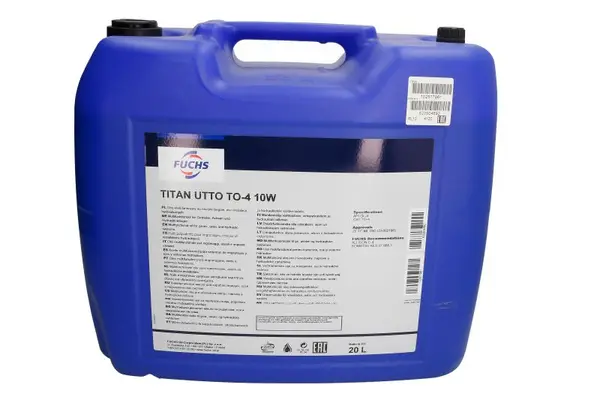 Ulei transmisie hidraulica FUCHS TITAN UTTO TO-4 10W, volum 20 litri 20L